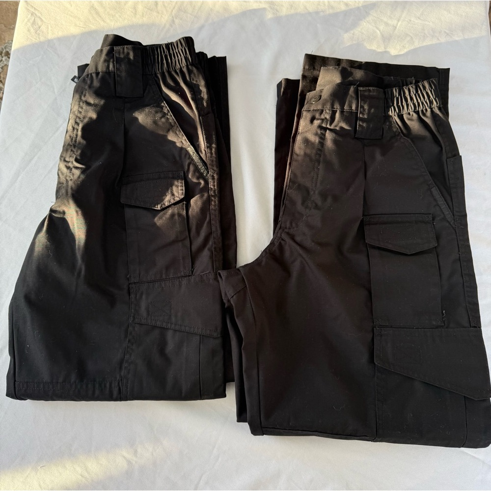 Propper Black Tactical Cargo Pants Durable Fabric